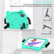 For TCL Tab 11 9466x3 Ice Baby EVA Shockproof Hard PC Tablet Case(Mint Green+Black)