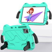 For TCL Tab 11 9466x3 Ice Baby EVA Shockproof Hard PC Tablet Case(Mint Green+Black)
