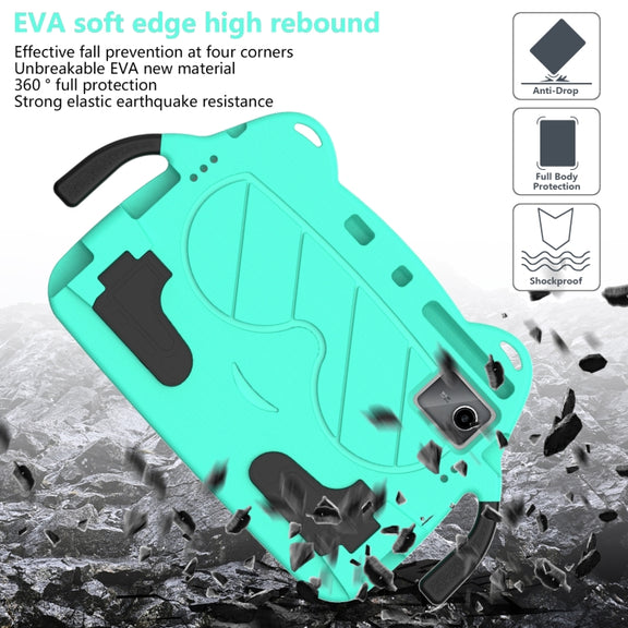 For TCL Tab 11 9466x3 Ice Baby EVA Shockproof Hard PC Tablet Case(Mint Green+Black)