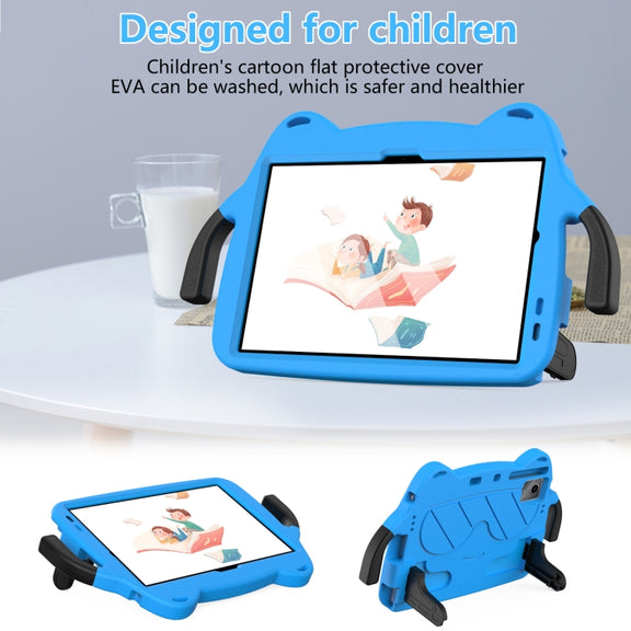 For TCL NxtPader 11 2023 Ice Baby EVA Shockproof Hard PC Tablet Case(Sky Blue+Black)
