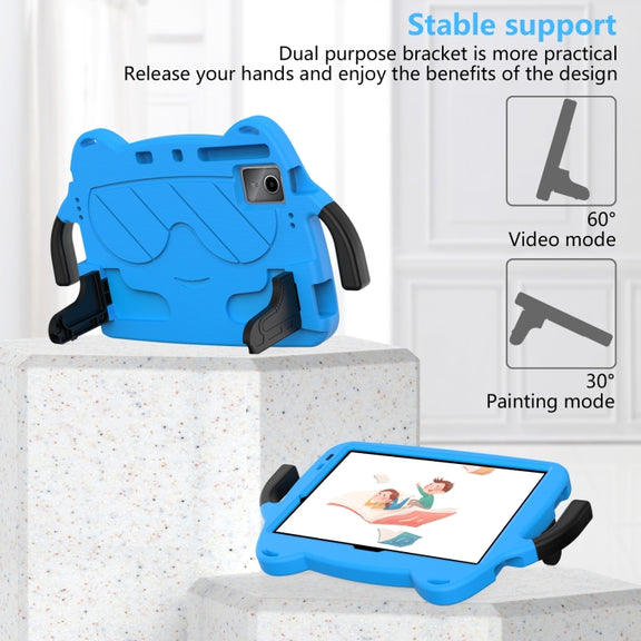 For TCL NxtPader 11 2023 Ice Baby EVA Shockproof Hard PC Tablet Case(Sky Blue+Black)