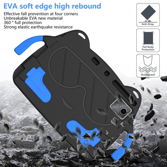 For Onn Tbspg 100110027 2023 Ice Baby EVA Shockproof Hard PC Tablet Case(Black+Blue)