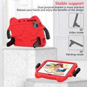 For DOOGEE T30 Pro 11 2023 Ice Baby EVA Shockproof Hard PC Tablet Case(Rose Red+Black)
