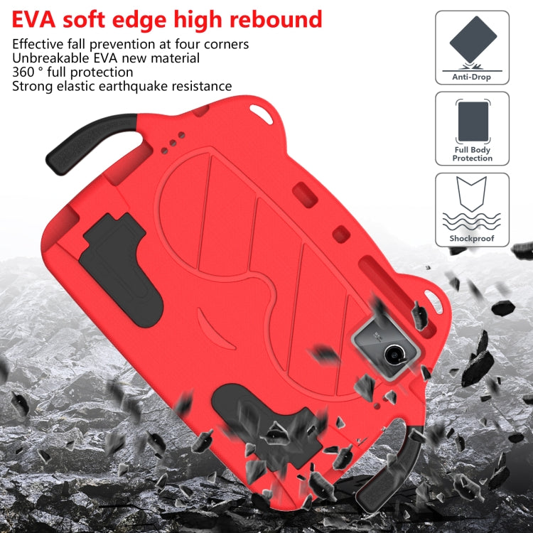 For DOOGEE T30 Pro 11 2023 Ice Baby EVA Shockproof Hard PC Tablet Case(Rose Red+Black)