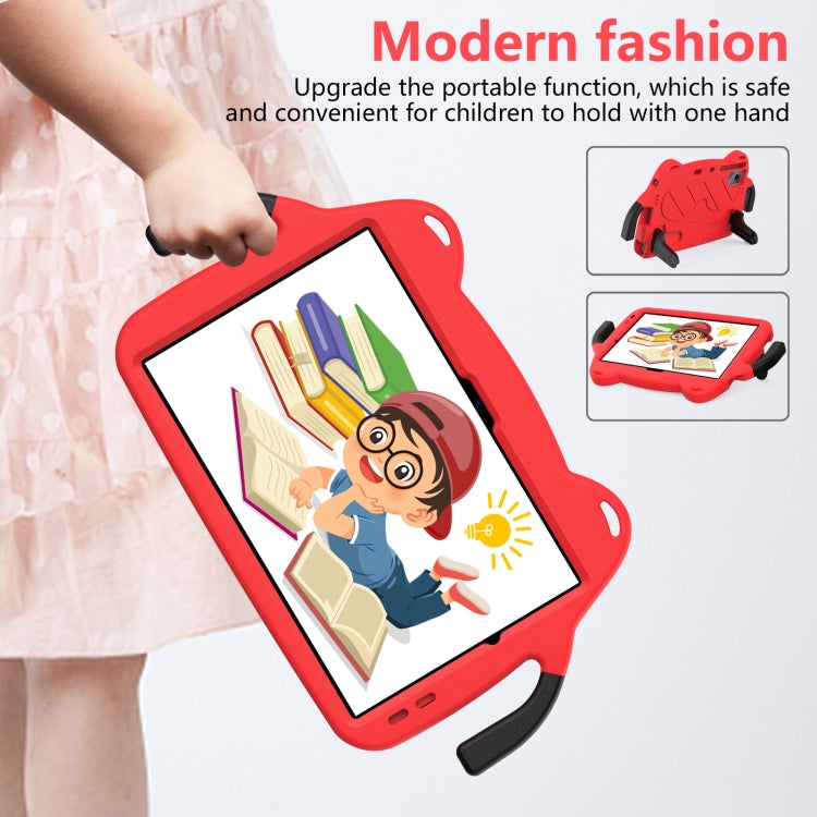 For Huawei MatePad 11 2023/2021 Ice Baby EVA Shockproof Hard PC Tablet Case(Rose Red+Black)