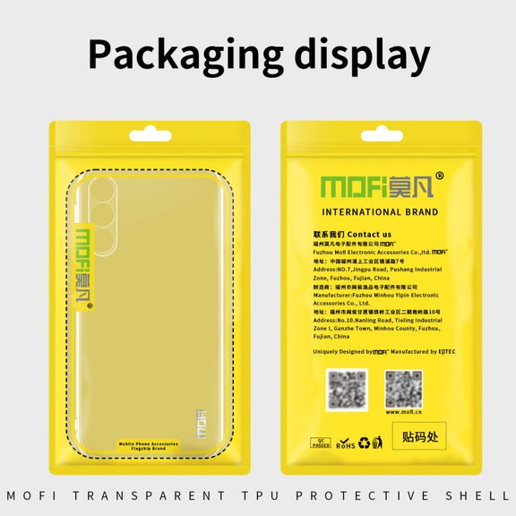 For Meizu 21 MOFI Ming Series Transparent Ultra-thin TPU Phone Case(Transparent)