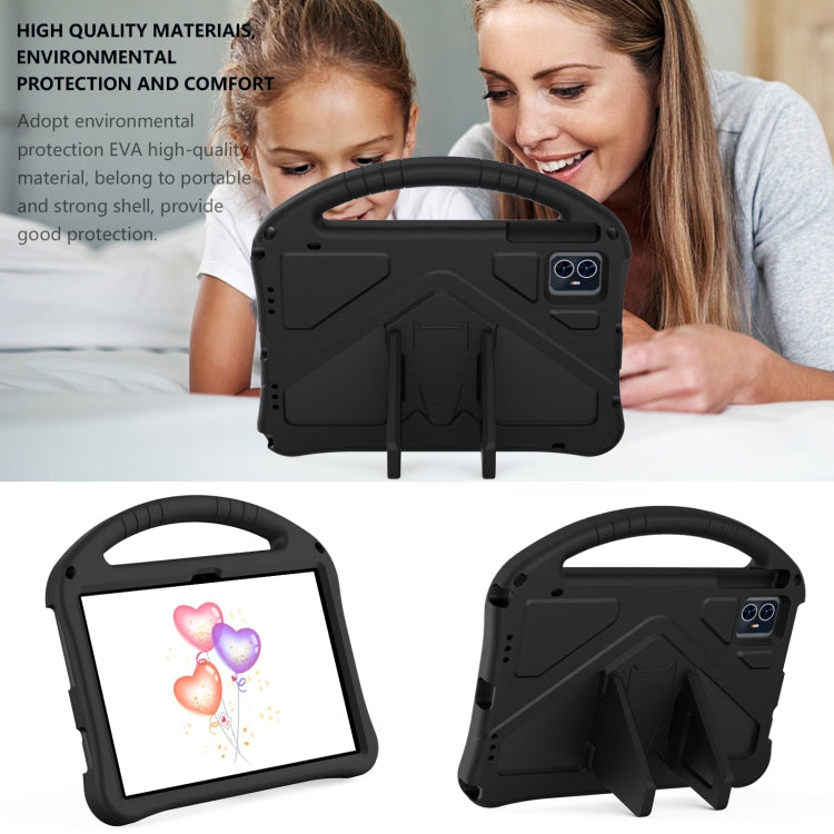 For Teclast M50 HD 10.1 / M50 Pro EVA Shockproof Tablet Case with Holder(Black)