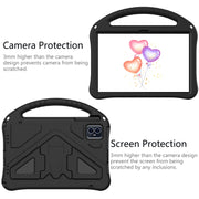 For Teclast M50 HD 10.1 / M50 Pro EVA Shockproof Tablet Case with Holder(Black)