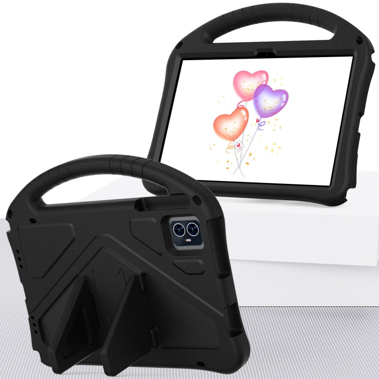 For Teclast M50 HD 10.1 / M50 Pro EVA Shockproof Tablet Case with Holder(Black)