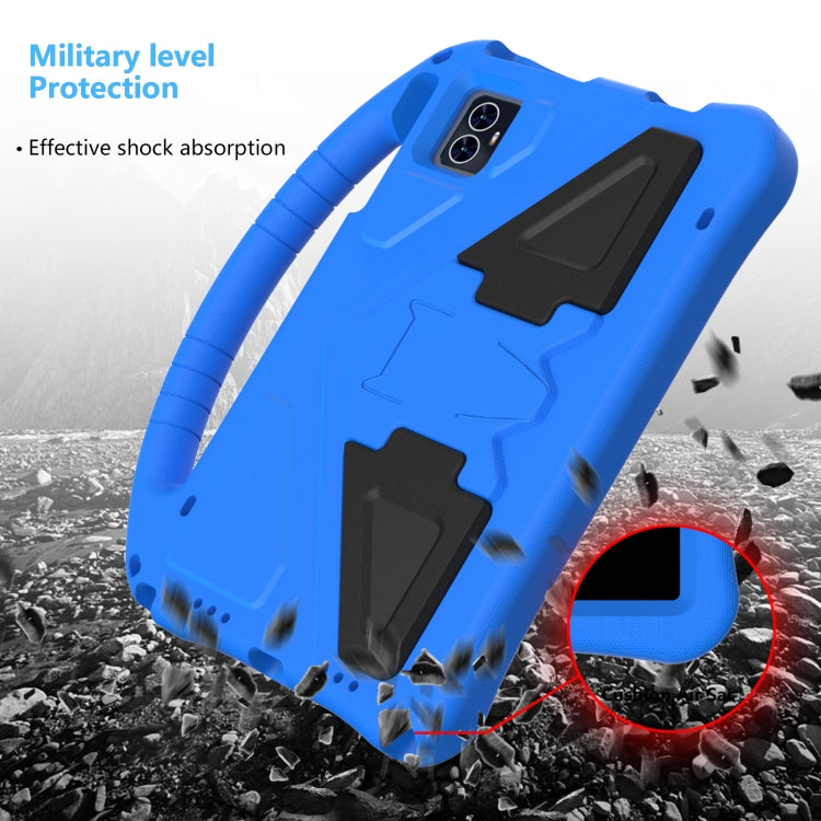 For Teclast M50 HD 10.1 / M50 Pro EVA Shockproof Tablet Case with Holder(Blue)