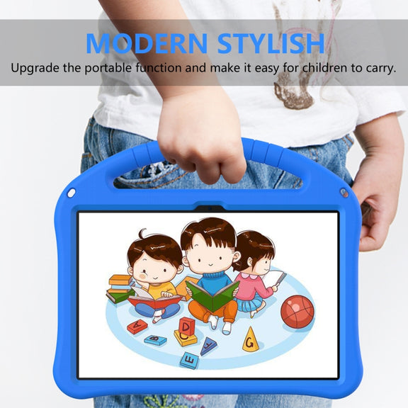 For Teclast M50 HD 10.1 / M50 Pro EVA Shockproof Tablet Case with Holder(Blue)