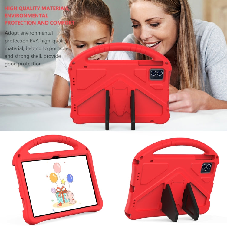 For Teclast M50 HD 10.1 / M50 Pro EVA Shockproof Tablet Case with Holder(Red)