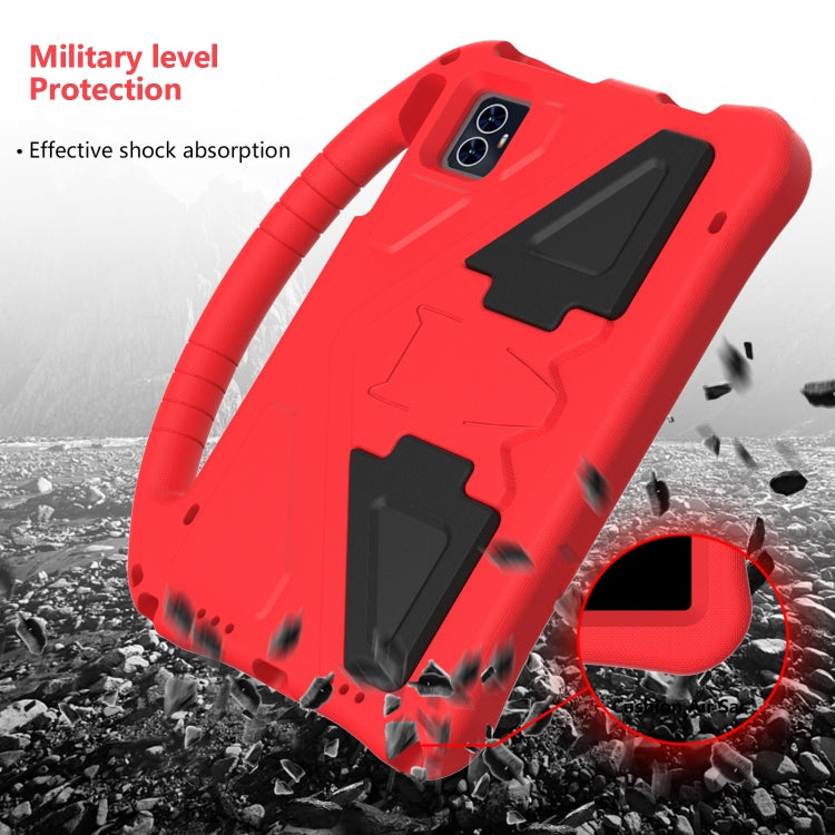 For Teclast M50 HD 10.1 / M50 Pro EVA Shockproof Tablet Case with Holder(Red)