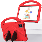 For Teclast M50 HD 10.1 / M50 Pro EVA Shockproof Tablet Case with Holder(Red)