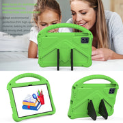 For Blackview Tab 80 10.1 2023 EVA Shockproof Tablet Case with Holder(Green)
