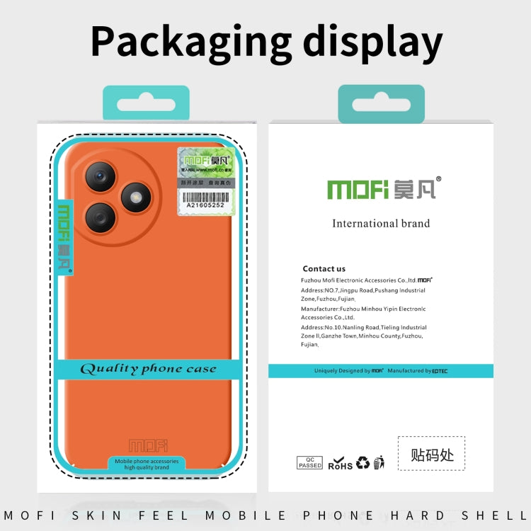 For Honor X50i Pro MOFI Qin Series Skin Feel All-inclusive PC Phone Case(Black)