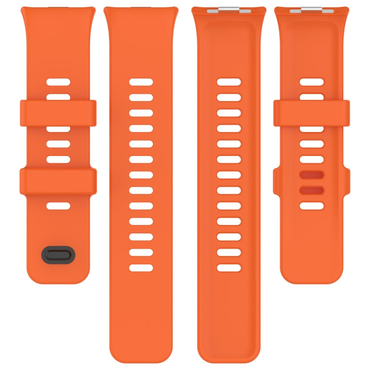 For Redmi Watch 4 Solid Color Silicone Sports Watch Band(Lime Green)