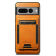 For Google Pixel 7 Pro Suteni H17 Oil Eax Leather Detachable Wallet Phone Case(Khaki) - Google Cases by Suteni | Online Shopping South Africa | PMC Jewellery | Buy Now Pay Later Mobicred