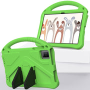 For T-Mobile REVVL Tab 10.36 2023 EVA Shockproof Tablet Case with Holder(Green)