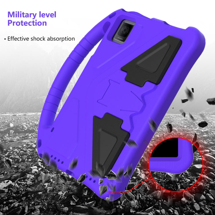 For T-Mobile REVVL Tab 10.36 2023 EVA Shockproof Tablet Case with Holder(Purple)