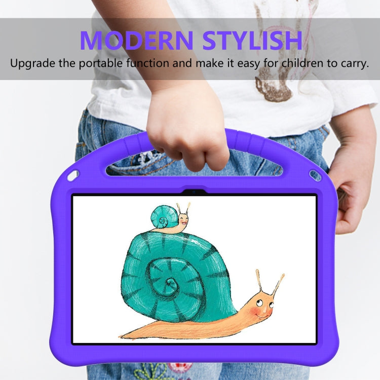 For T-Mobile REVVL Tab 10.36 2023 EVA Shockproof Tablet Case with Holder(Purple)
