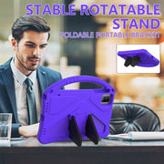 For T-Mobile REVVL Tab 10.36 2023 EVA Shockproof Tablet Case with Holder(Purple)