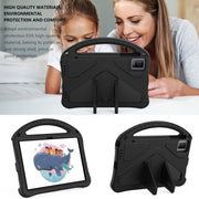 For T-Mobile REVVL Tab 10.36 2023 EVA Shockproof Tablet Case with Holder(Black)