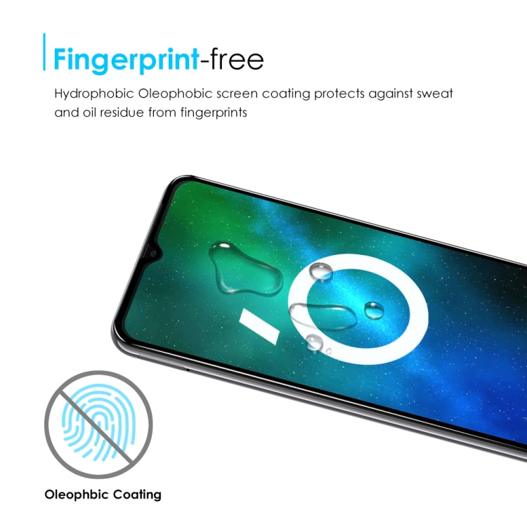 For Samsung Galaxy A54 5G NORTHJO A++ Screen Protector Full Glue Silk Printing Tempered Glass Film(Black)