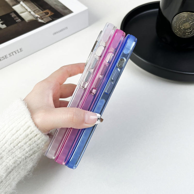 For iPhone 13 Pro MagSafe Lens Holder PC Hybrid TPU Phone Case(Purple)