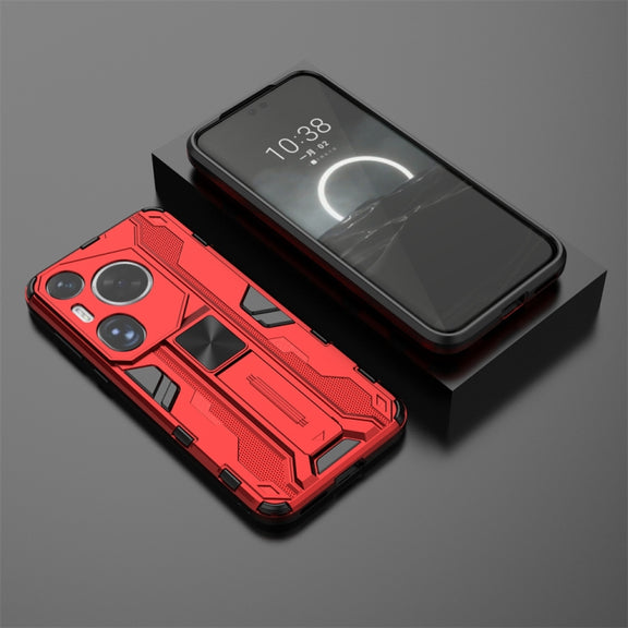 For Huawei Pura 70 Ultra Supersonic Armor PC Hybrid TPU Phone Case(Red)