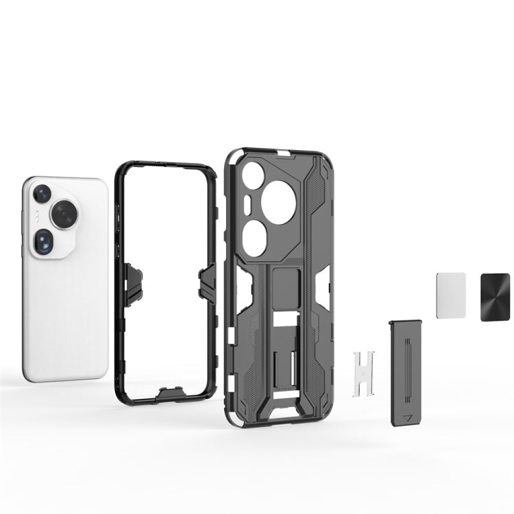 For Huawei Pura 70 Ultra Supersonic Armor PC Hybrid TPU Phone Case(Silver)