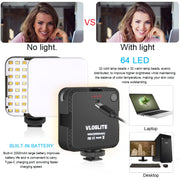 VLOGLITE W64 For Live Broadcast / Video Conference Dimmable LED Fill Light
