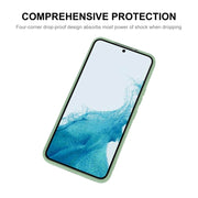 For Samsung Galaxy S24+ 5G ENKAY Liquid Silicone Soft Shockproof Phone Case(Dark Green)