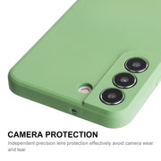 For Samsung Galaxy S25+ 5G ENKAY Liquid Silicone Soft Shockproof Phone Case(Dark Green)