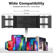 NS-06A 360 Degree Rotating Heavy Duty Base Adjustable Desktop Tablet Holder