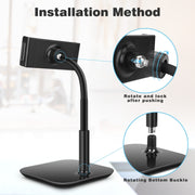 NS-06A 360 Degree Rotating Heavy Duty Base Adjustable Desktop Tablet Holder