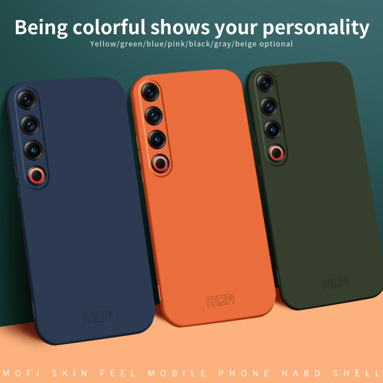 For Meizu 21 Pro MOFI Qin Series Skin Feel All-inclusive PC Phone Case(Black)