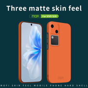 For vivo S18 MOFI Qin Series Skin Feel All-inclusive PC Phone Case(Black)
