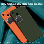 For vivo S18 MOFI Qin Series Skin Feel All-inclusive PC Phone Case(Orange)