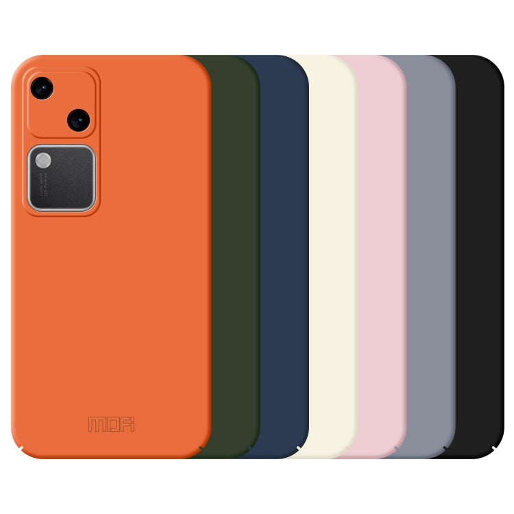 For vivo S18 MOFI Qin Series Skin Feel All-inclusive PC Phone Case(Orange)