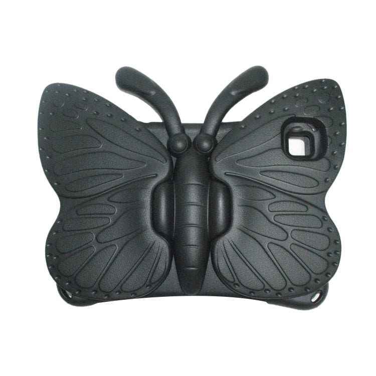 For Honor Pad X8 / X6 /7 Butterfly Bracket Kids EVA Shockproof Tablet Case(Black)
