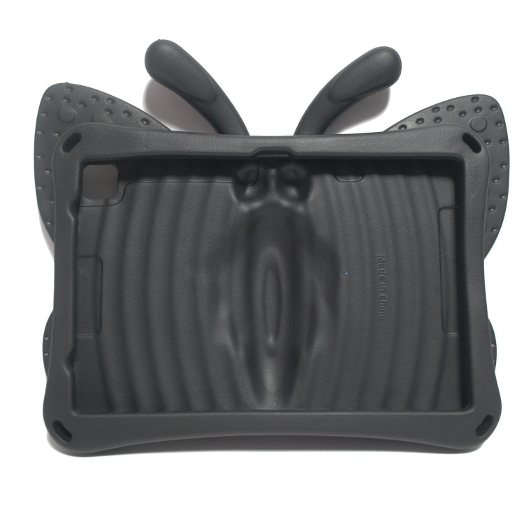 For Honor Pad X8 / X6 /7 Butterfly Bracket Kids EVA Shockproof Tablet Case(Black)
