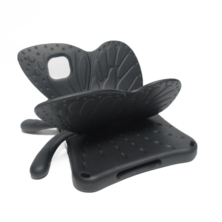 For Honor Pad X8 / X6 /7 Butterfly Bracket Kids EVA Shockproof Tablet Case(Black)
