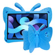 For Honor Pad X8 / X6 /7 Butterfly Bracket Kids EVA Shockproof Tablet Case(Blue) - Huawei by PMC TechLife | Online Shopping South Africa | PMC TechLife | Buy Now Pay Later Mobicred