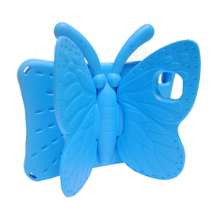 For Honor Pad X8 / X6 /7 Butterfly Bracket Kids EVA Shockproof Tablet Case(Blue)