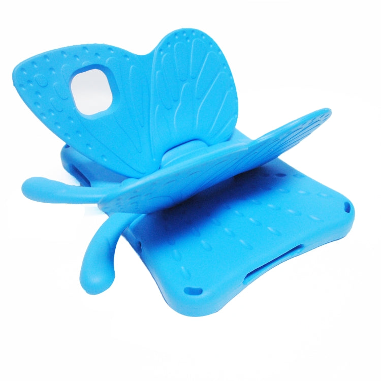 For Honor Pad X8 / X6 /7 Butterfly Bracket Kids EVA Shockproof Tablet Case(Blue)
