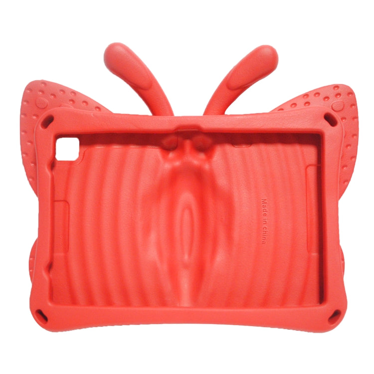 For Honor Pad X8 / X6 /7 Butterfly Bracket Kids EVA Shockproof Tablet Case(Red)