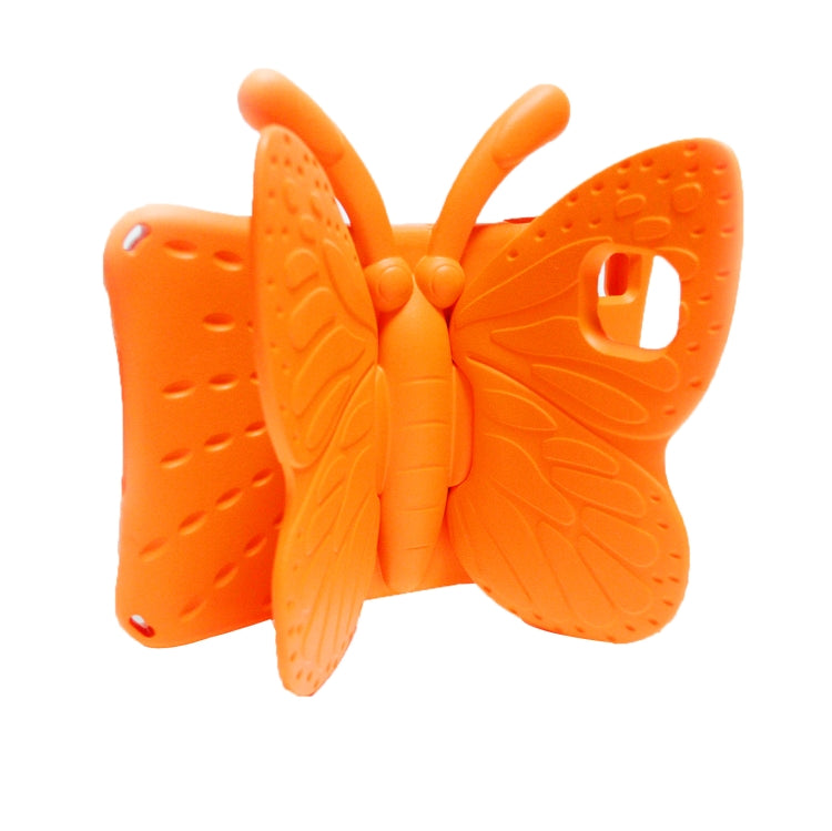 For Honor Pad X8 / X6 /7 Butterfly Bracket Kids EVA Shockproof Tablet Case(Orange)