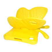 For Honor Pad X8 / X6 /7 Butterfly Bracket Kids EVA Shockproof Tablet Case(Yellow)