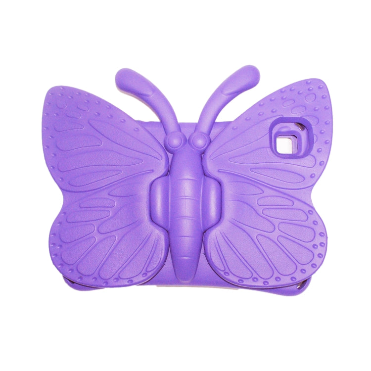 For Honor Pad X8 / X6 /7 Butterfly Bracket Kids EVA Shockproof Tablet Case(Purple)